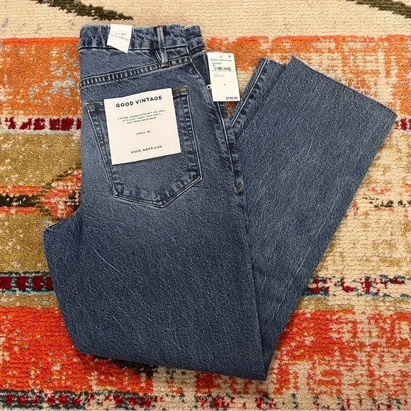 Good American Good Vintage Frayed Hem Jeans - Picture 13 of 13